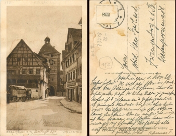 Esslingen Wolfstor, o 1926