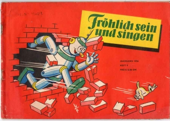 FROSI Be happy and sing 1956 issue 9 GDR pioneer newspaper