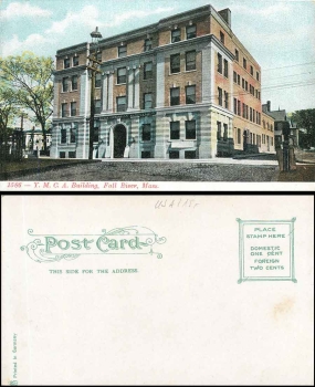 Fall River Massachusetts Y. M. C. A. Building *ca. 1900