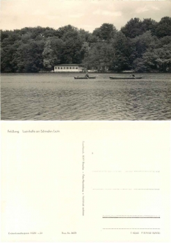 17258 Feldberg Mecklenburg Luzinhalle am schmalen Luzin *1965 Hanich1625