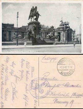 6. News replacement department 23 field post WWII o Stahnsdorf 1.5.1942