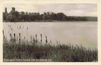 Ferch am Schwielowsee alte Ansichtskarte o 1957