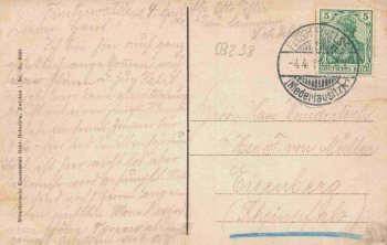 03238 Finsterwalde Cottbuserstrasse mit Wasserturm o 1911