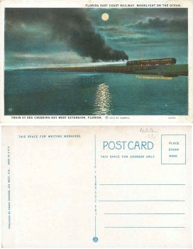 Florida East Coast Railway Crossing Key West *1912