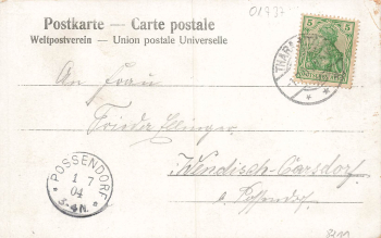 01737 Foerdergersdorf Kurort Hartha Tharandt o 1904