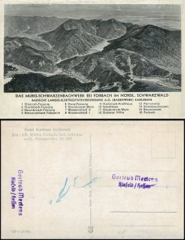 Forbach Murg-Schwarzenbachwerk *ca. 1920