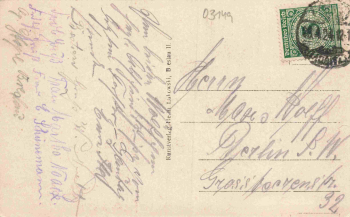 Forst Lausitz Parkanlage am Bürgerheim o 1924