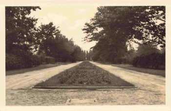 Forst Lausitz Wehrinsel Haupteingang 40 jahre ostdeutscher Rosengarten * 1953