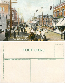 Fort William Ont. Victoria Street *ca.1910