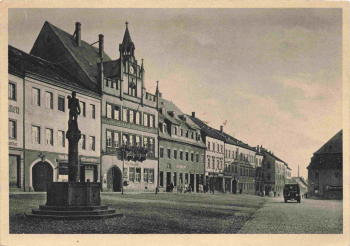 Frankenberg Sachsen Markt o 1935