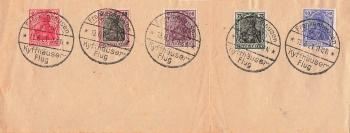 Frankenhausen Kyffhaeuser flight special cancellation on Germania June 19, 1921
