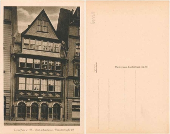 Frankfurt Main Rothschildhaus Boernerstrasse 26 * ca. 1925