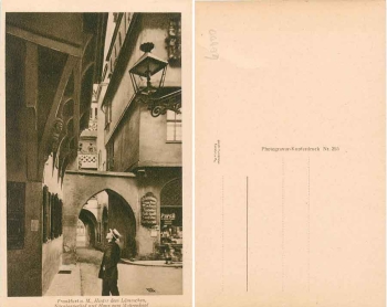 Frankfurt Main Hinter dem Laemmchen * ca. 1925