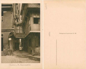 Frankfurt Main Rapunzelgaesschen * ca. 1925