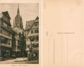 Frankfurt Main Saulgasse * ca. 1925