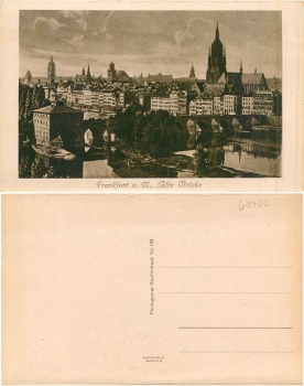 Frankfurt Main Old Bridge * around 1925