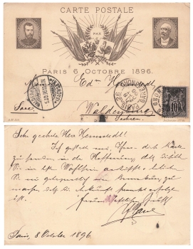 France Visit Tsar Nicholas and President Félix Faure Paris October 6, 1896