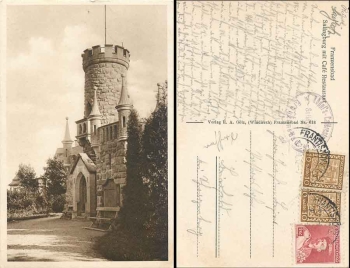Franzensbad Salingburg mit Cafe Restaurant o 9.8.1932