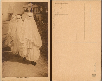 Frauen im Islam Arabien 3 verschleierte Frauen *ca.1930