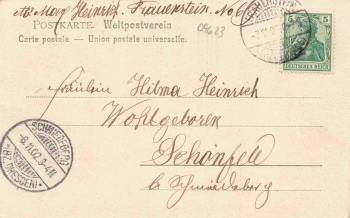 Frauenstein, Ore Mountains (Erzgebirge) o 1902