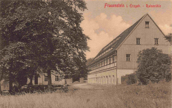 Frauenstein, Ore Mountains,Ratsmühle o 1909