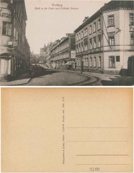 Freiberg Sachsen Poststrasse und Erbische Strasse * ca. 1925