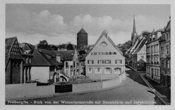 Freiberg Sachsen Wasserturmstrasse * um 1940