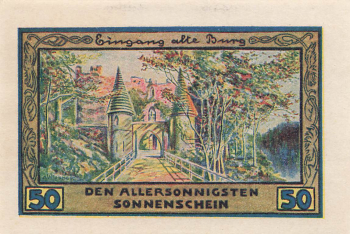 Freiburg Schlesien Świebodzice Notgeldschein 1921