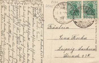 01705 Freital Deuben Altersheim Eger Stift und Krönertstift o 1912