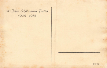 01705 Freital 50 Jahre Schillerschule * 1955