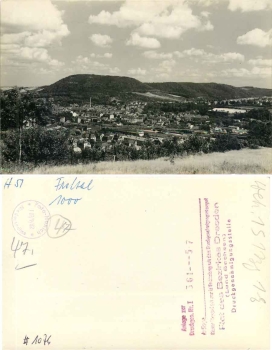 01705 Freital "Valley of work" print template *1957