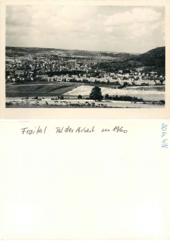 01705 Freital Tal der Arbeit Druckvorlage um 1960