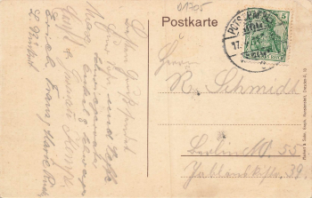 01705 Unterweissig Freital Gasthof Martha Damm o 1911
