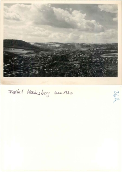 01705 Freital Blick zum Bahnhof Hainsberg Druckvorlage um 1960 Hanich Foto01705 Freital Hainsberg Druckvorlage um 1960 Hanich Foto