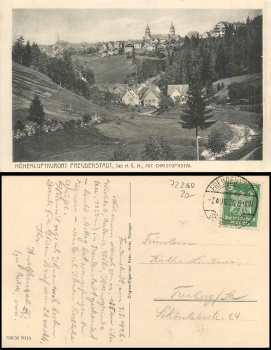 Freudenstadt Christophstal o 07.08.1926