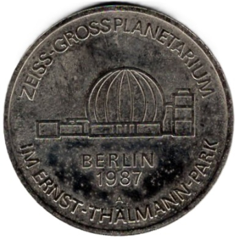 Friedrich Simon Archenhold Zeiss Grossplanetarium Berlin 1987  Medaille