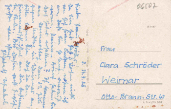 Friedrichsbrunn Restaurant schwarzer Adler gebraucht 1955