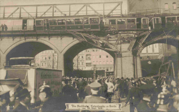Friedrichshain-Kreuzberg, Berlin: Elevated Railway Disaster, 1908