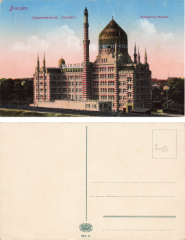 Friedrichstadt Dresden Cigarette Factory "Yenidze" Weisseritz Strasse * around 1920