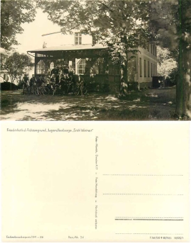 16515 Friedrichsthal-Fichtengrund Youth Hostel "Erich Weinert" *1962