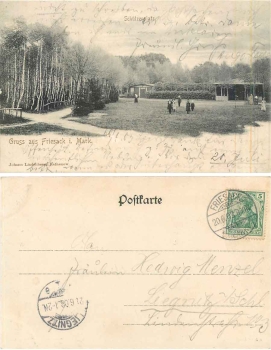 14662 Friesack Mark Schützenplatz o 20.6.1903