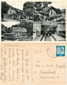88299 Friesenhofen Allgaeu Schullandheim Hitzenlinde o 12.11.1963