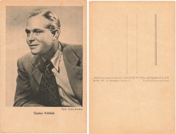 Gustav Fröhlich, Foto: Tobis-Sandau