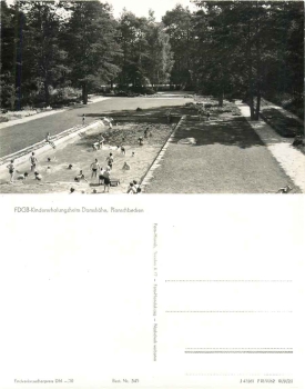 16798 Fuerstenberg Damshoehe children's sanatorium paddling pool *1956 Hanich0545