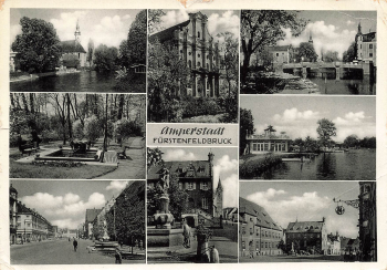 82256 Fuerstenfeldbruck Mehrbildkarte o um 1950
