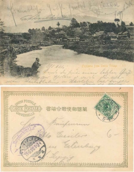 Fujiyama from Omija Village o 10.05.1899