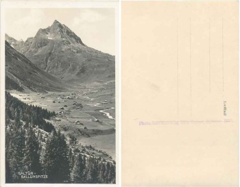 Galtür Ballunspitze  * ca. 1925