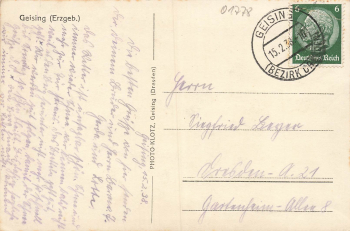 01778 Geising Erzgebirge o 1938
