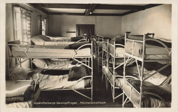 01778 Geising Erzgebirge Youth Hostel Girls' Dormitory o 1929