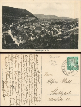 Geislingen Steige o 27.8.1925